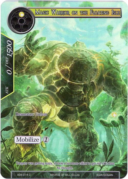 Magic Warrior on the Floating Isle (Full Art), Advent of the Demon King ADK-014