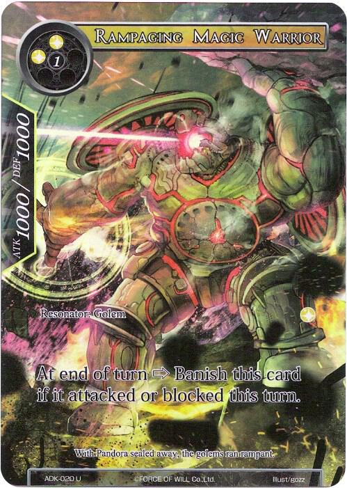 Rampaging Magic Warrior (Full Art), Advent of the Demon King ADK-020