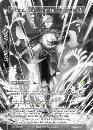 Gill // Gill, the Gifted Conjurer (Uber Rare), Advent of the Demon King ADK-097