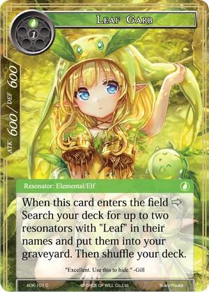 Leaf Garb, Advent of the Demon King ADK-101