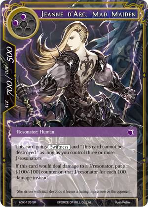 Jeanne d'Arc, Mad Maiden, Advent of the Demon King ADK-135