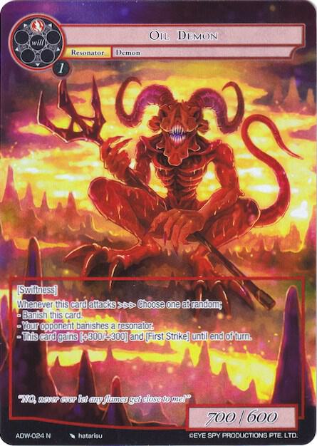Oil Demon (Full Art), Assault into the Demonic World ADW-024