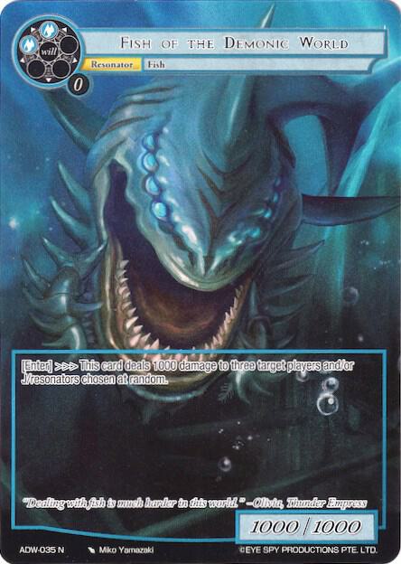 Fish of the Demonic World (Full Art), Assault into the Demonic World ADW-035