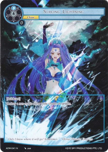 Surging Lightning (Full Art), Assault into the Demonic World ADW-041