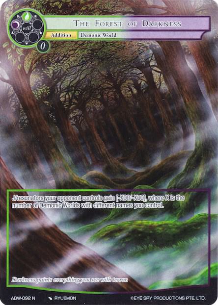 The Forest of Darkness (Full Art), Assault into the Demonic World ADW-092