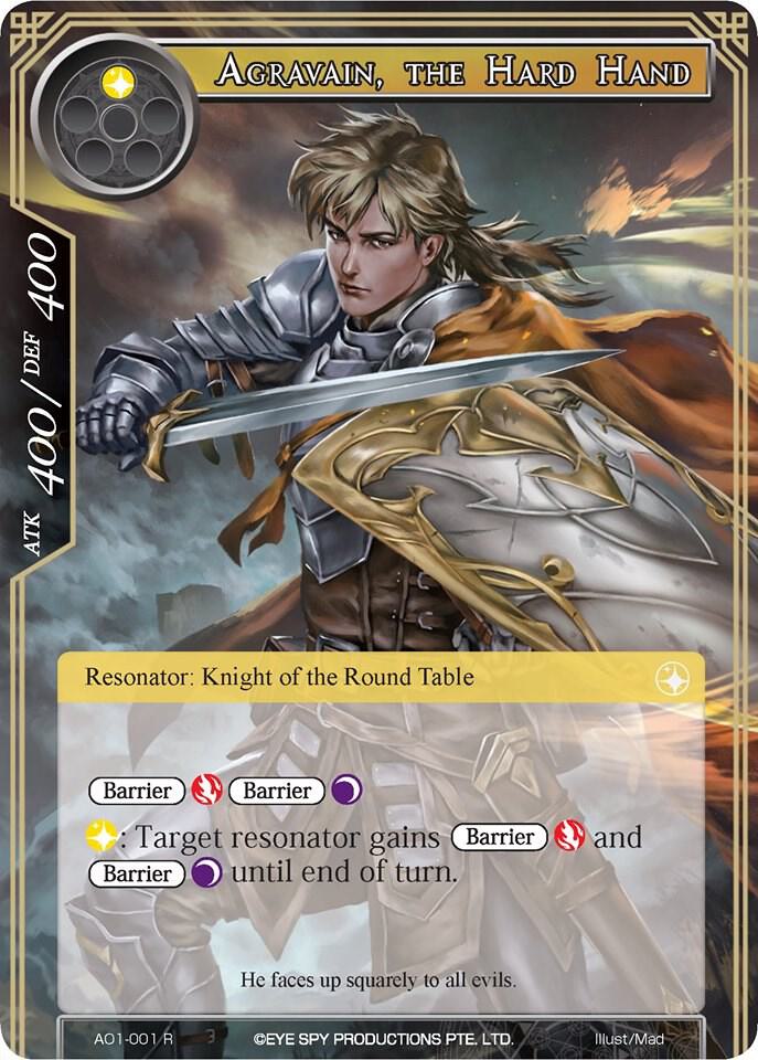 Agravain, the Hard Hand, Alice Origin AO1-001