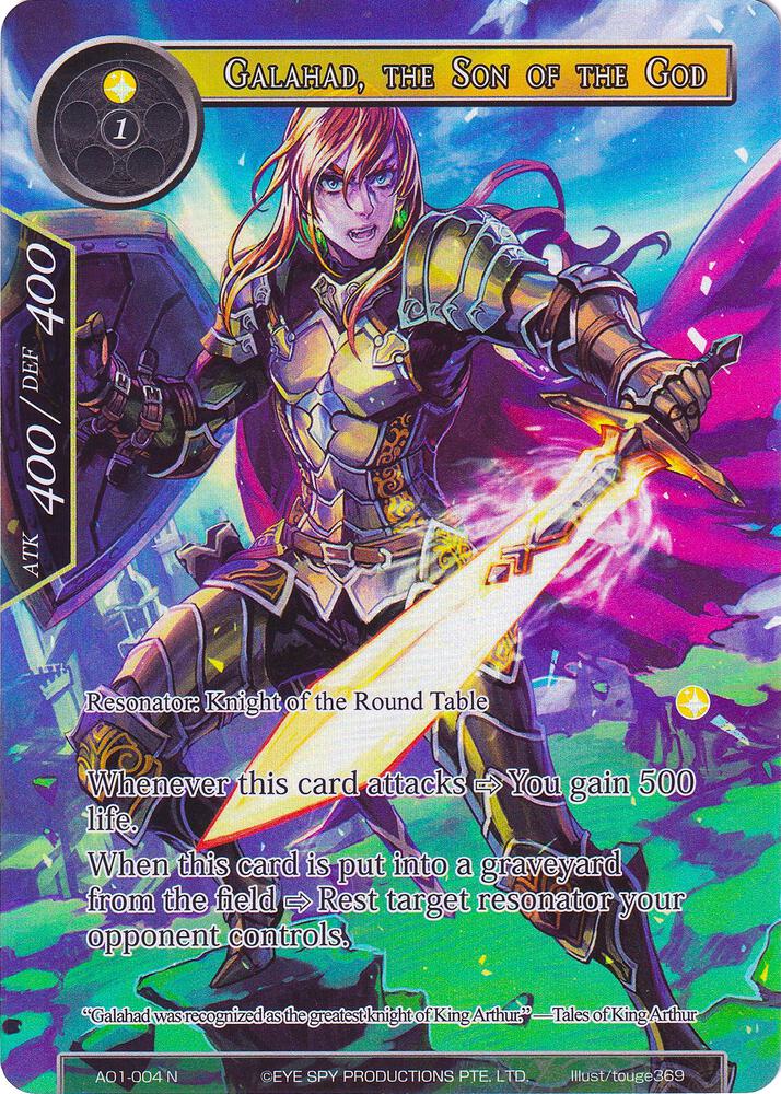Galahad, the Son of the God (Full Art), Alice Origin AO1-004