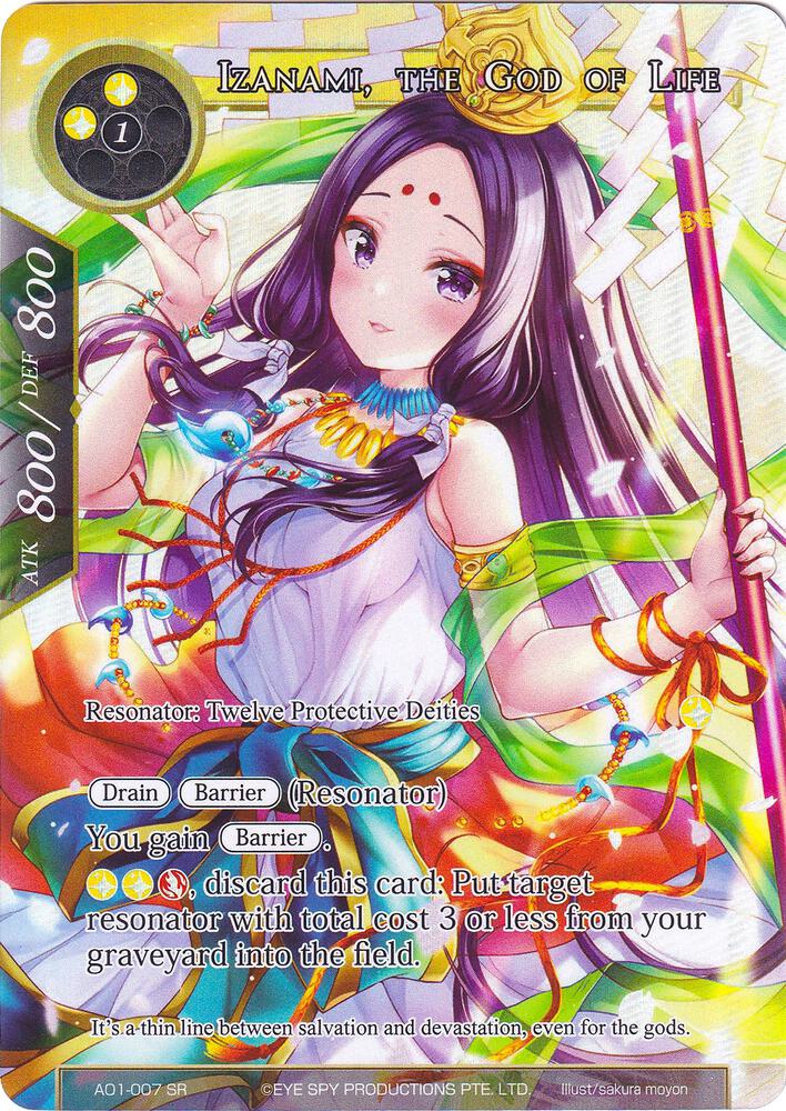 Izanami, the God of Life (Full Art), Alice Origin AO1-007