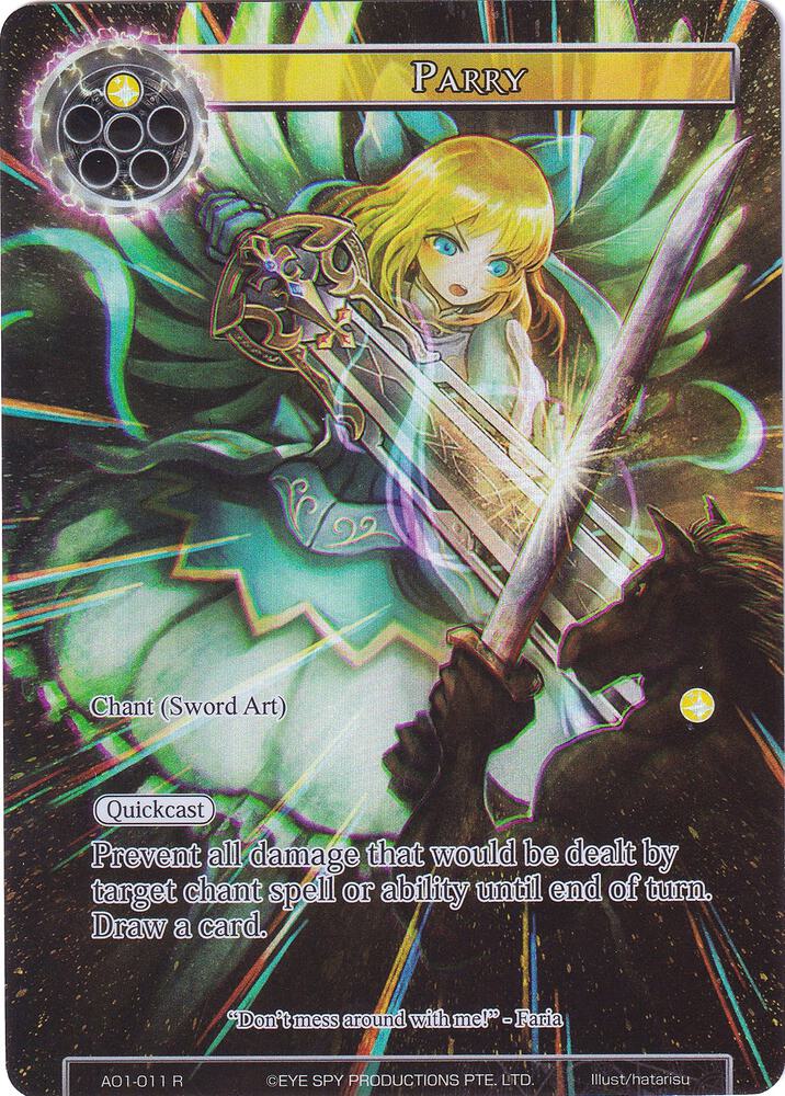 Parry (Full Art), Alice Origin AO1-011