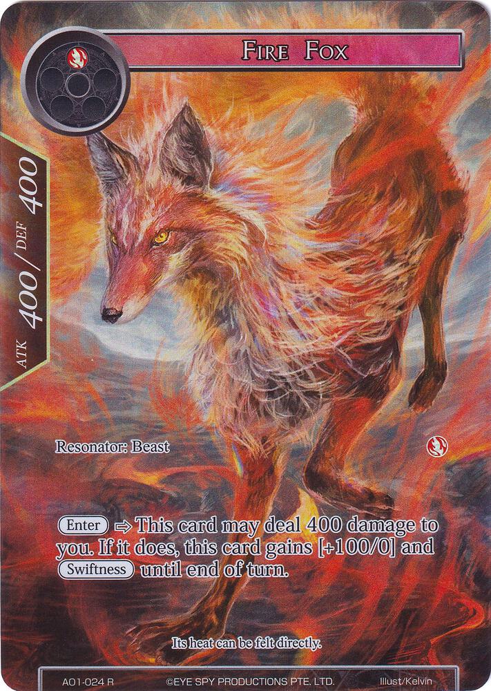 Fire Fox (Full Art), Alice Origin AO1-024
