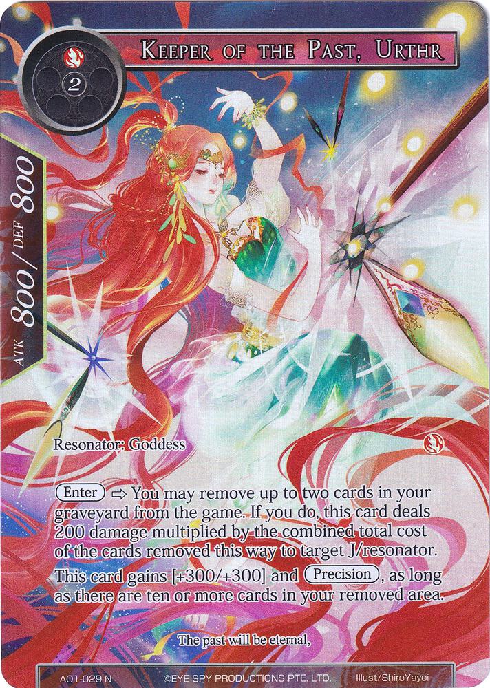 Keeper of the Past, Urthr (Full Art), Alice Origin AO1-029