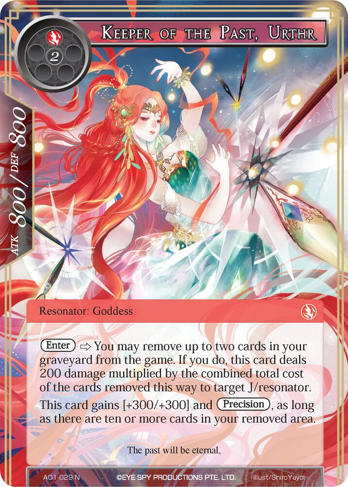Keeper of the Past, Urthr, Alice Origin AO1-029
