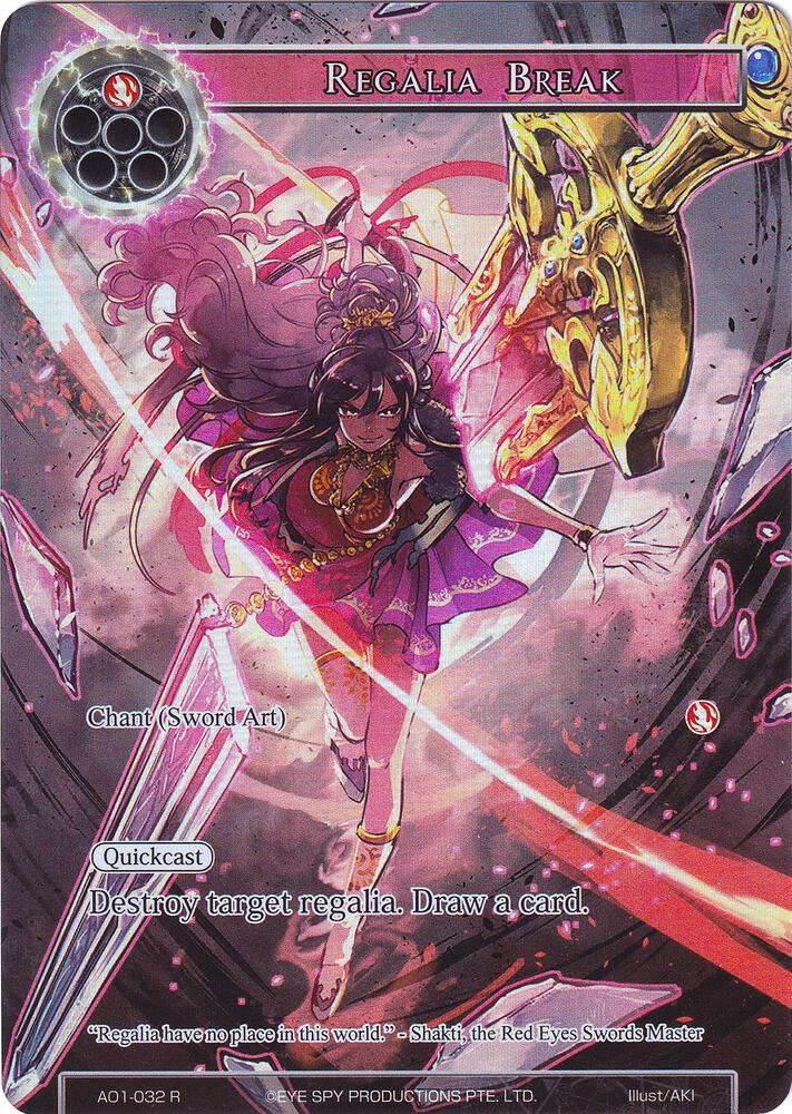 Regalia Break (Full Art), Alice Origin AO1-032