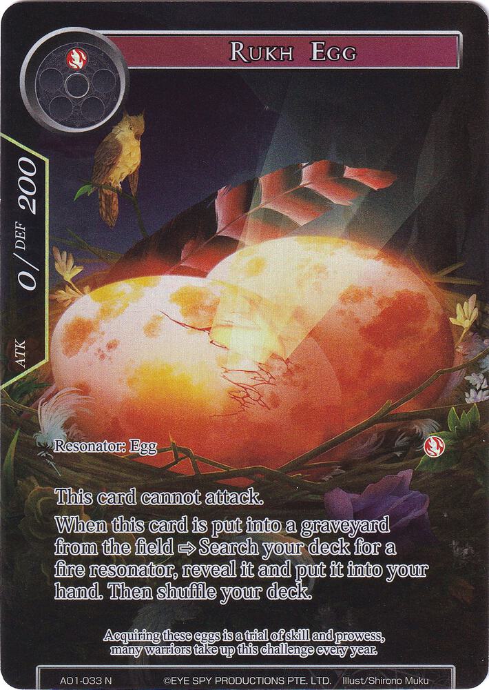 Rukh Egg (Full Art), Alice Origin AO1-033