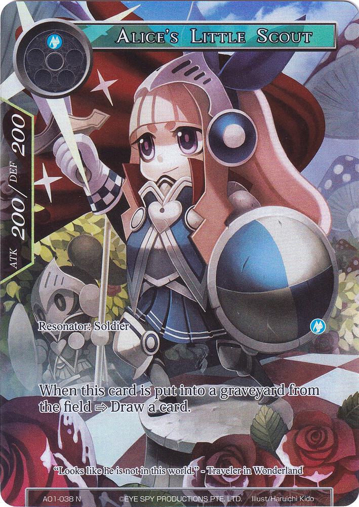 Alice's Little Scout (Full Art), Alice Origin AO1-038