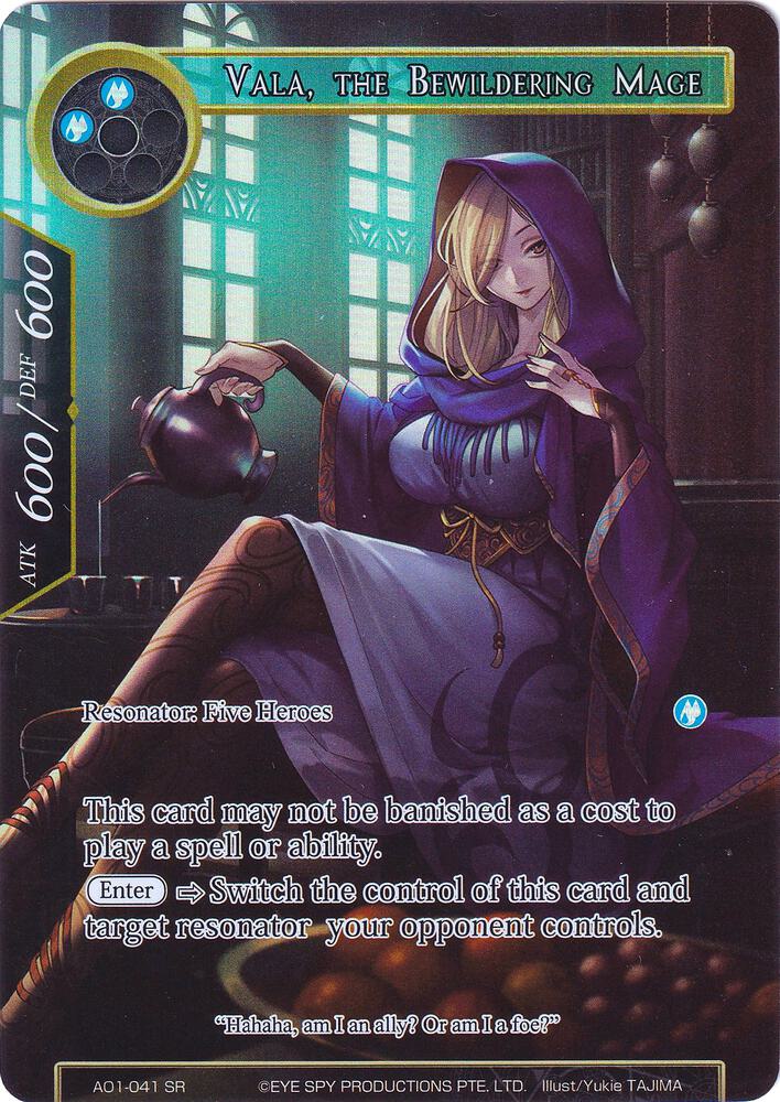 Vala, the Bewildering Mage (Full Art), Alice Origin AO1-041