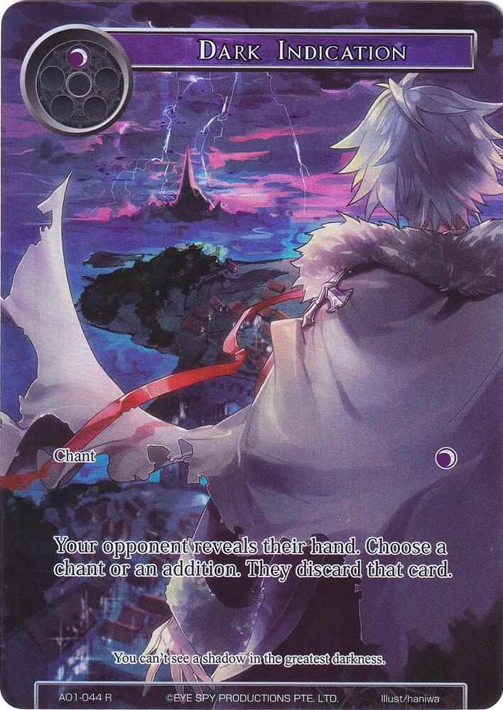 Dark Indication (Full Art), Alice Origin AO1-044