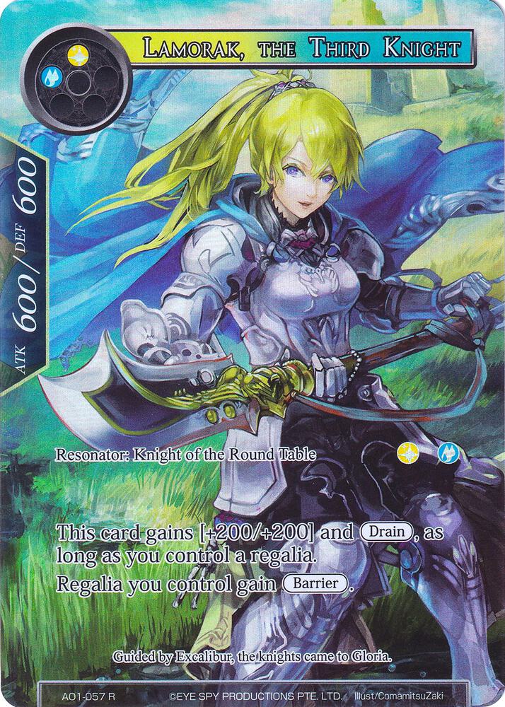 Lamorak, the Third Knight (Full Art), Alice Origin AO1-057