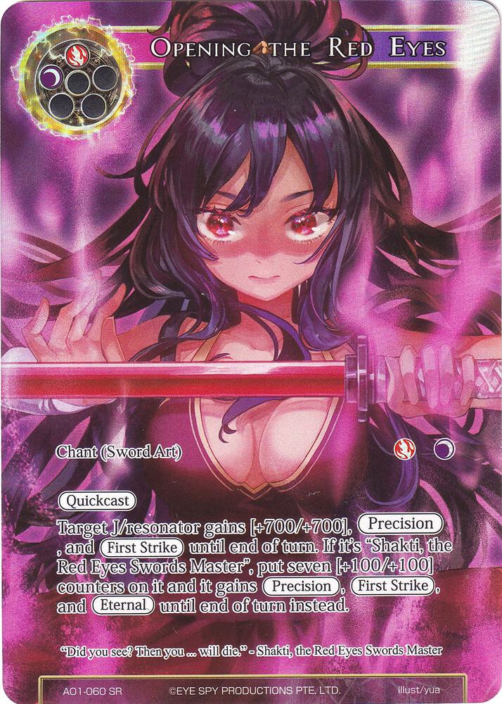 Opening the Red Eyes (Full Art), Alice Origin AO1-060