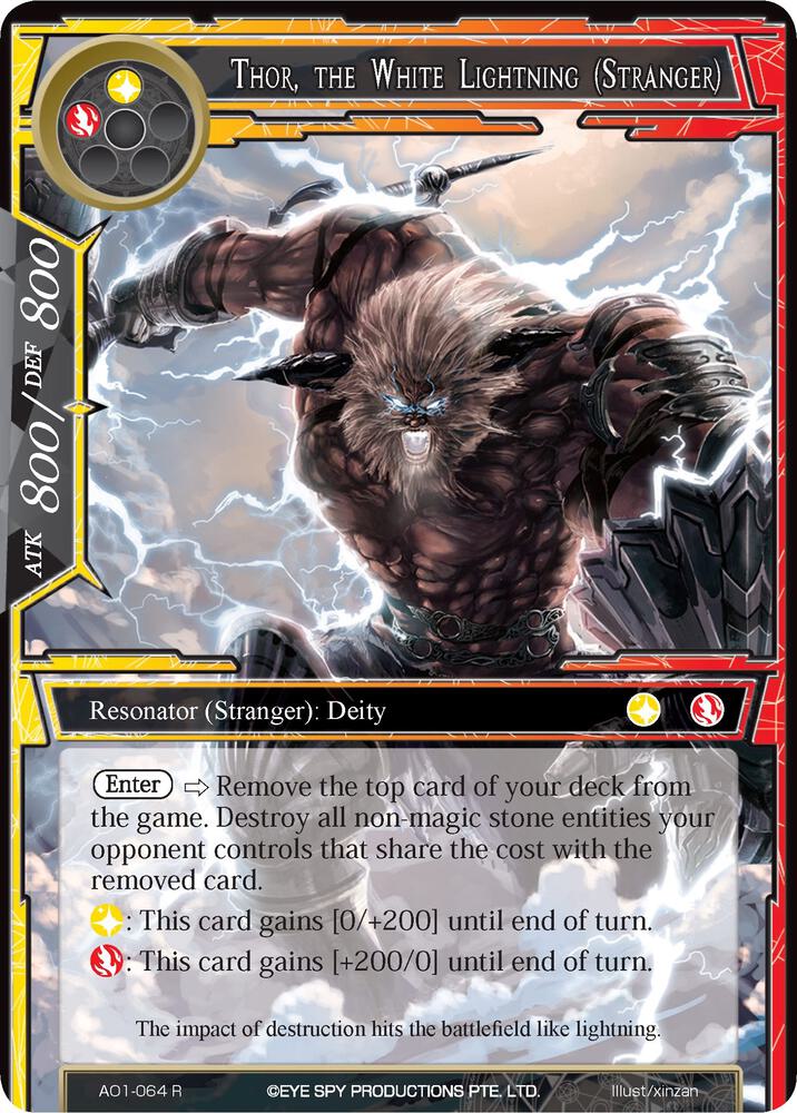 Thor, the White Lightning (Stranger), Alice Origin AO1-064