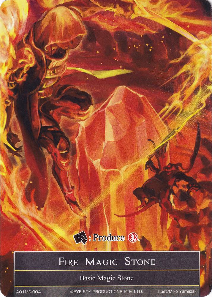 Fire Magic Stone - AO1MS-004, Alice Origin AO1MS-004