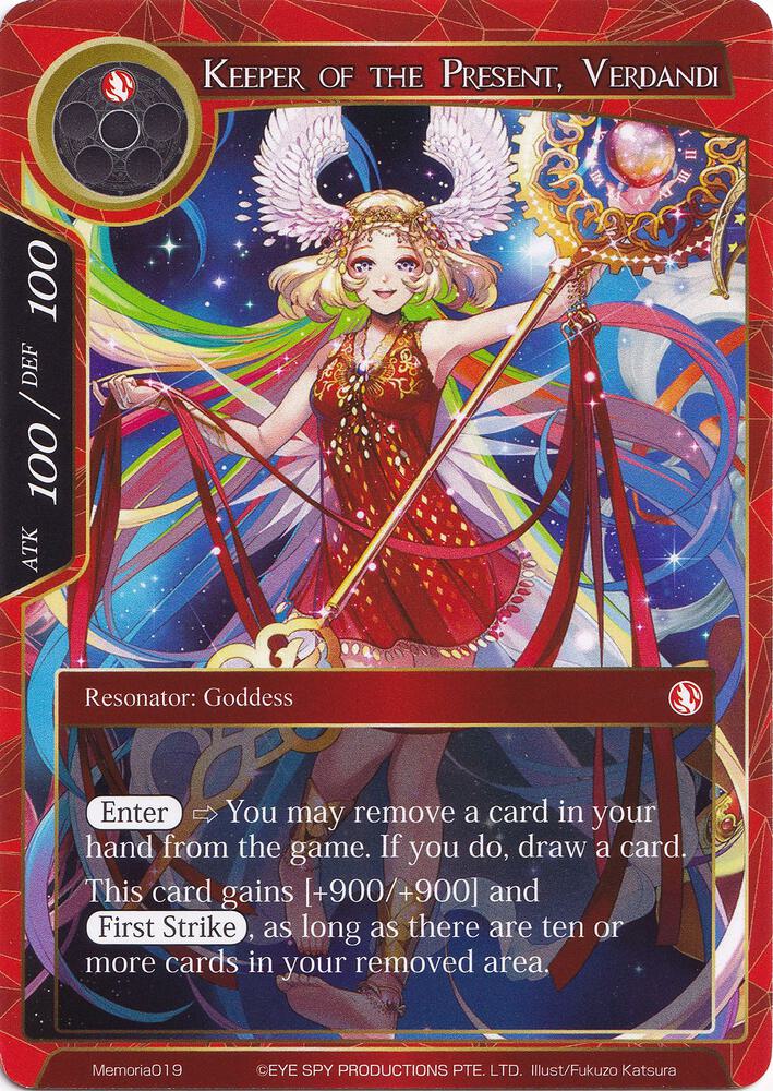 Keeper of the Present, Verdandi, Alice Origin Memoria Cards Memoria019