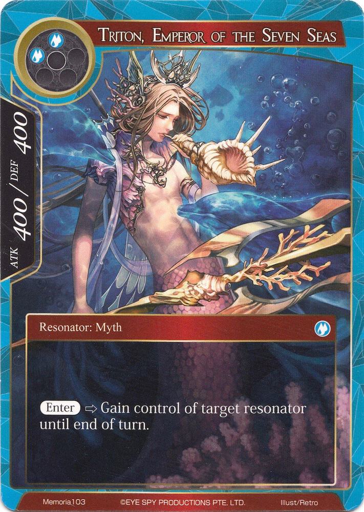 Triton, Emperor of the Seven Seas, Alice Origin Memoria Cards Memoria103