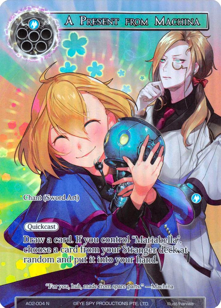 A Present from Machina (Full Art), Alice Origin II AO2-004
