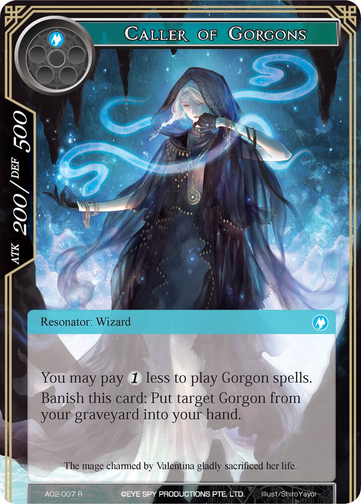 Caller of Gorgons, Alice Origin II AO2-007
