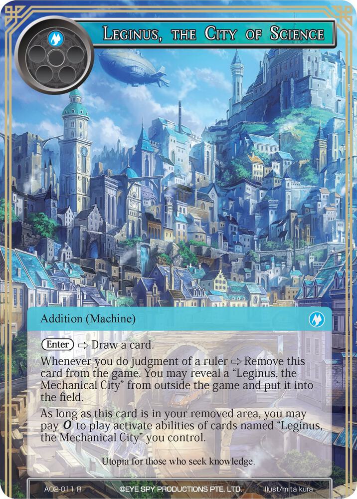 Leginus, the City of Science, Alice Origin II AO2-011