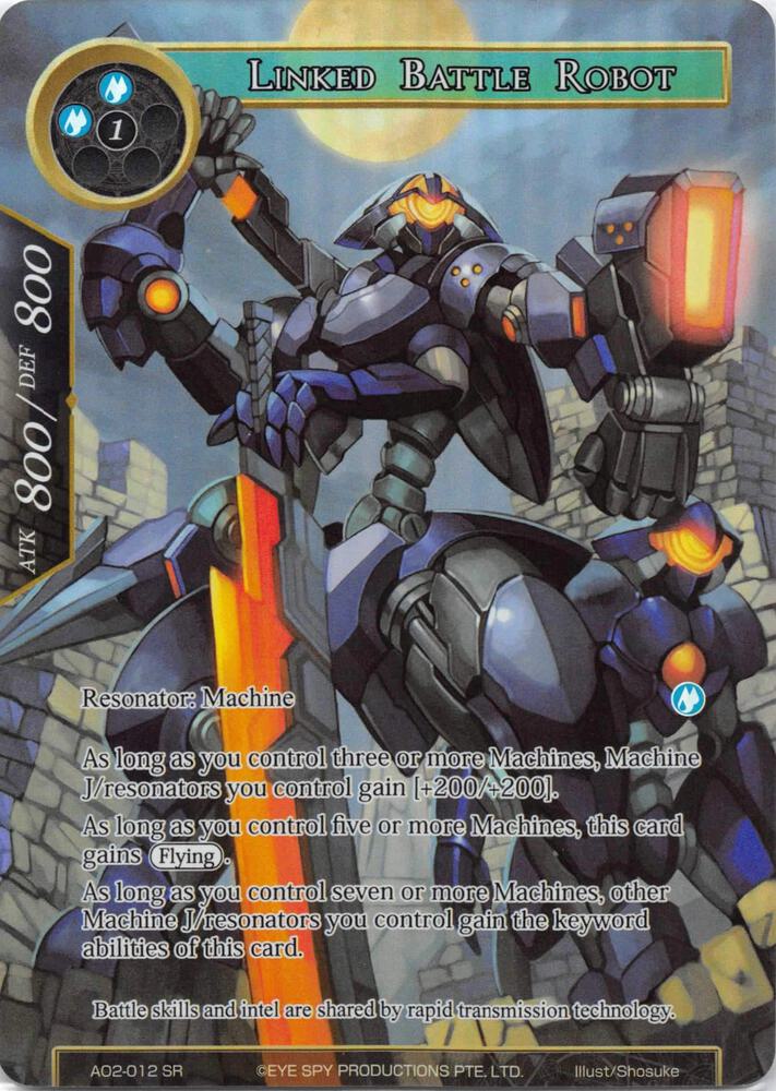 Linked Battle Robot (Full Art), Alice Origin II AO2-012