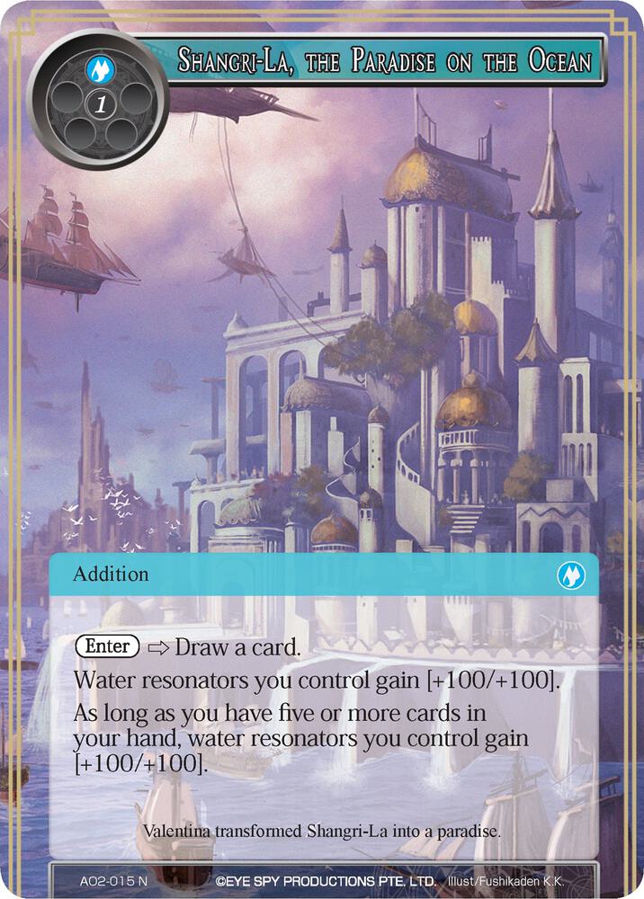 Shangri-La, the Paradise on the Ocean, Alice Origin II AO2-015