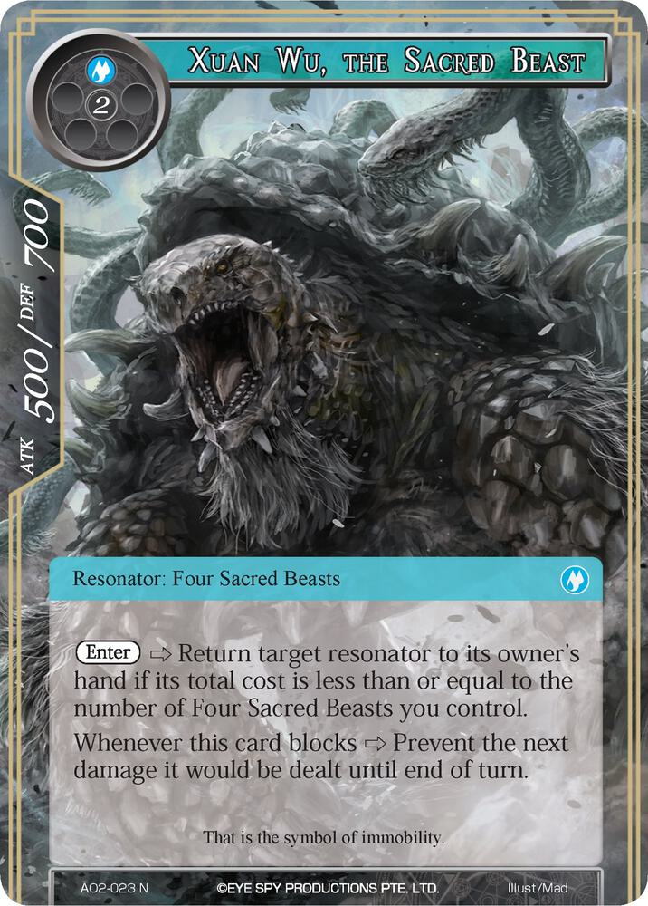 Xuan Wu, the Sacred Beast, Alice Origin II AO2-023