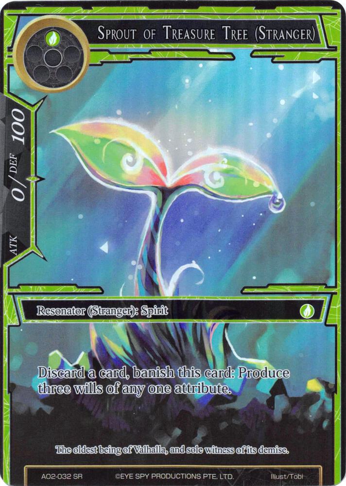 Sprout of Treasure Tree (Stranger) (Full Art), Alice Origin II AO2-032