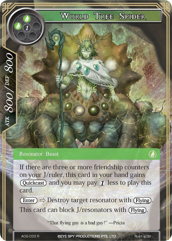 World Tree Spider, Alice Origin II AO2-033