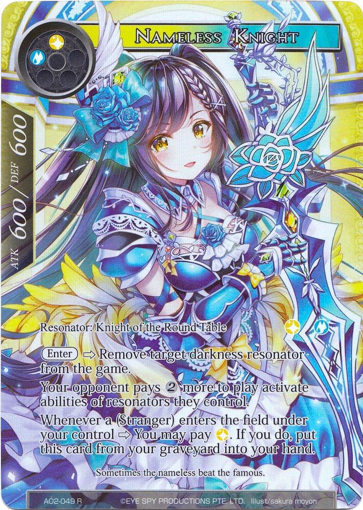 Nameless Knight (Full Art), Alice Origin II AO2-049