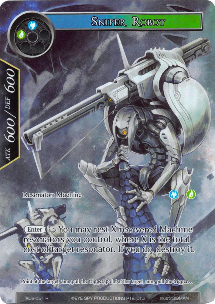 Sniper Robot (Full Art), Alice Origin II AO2-051