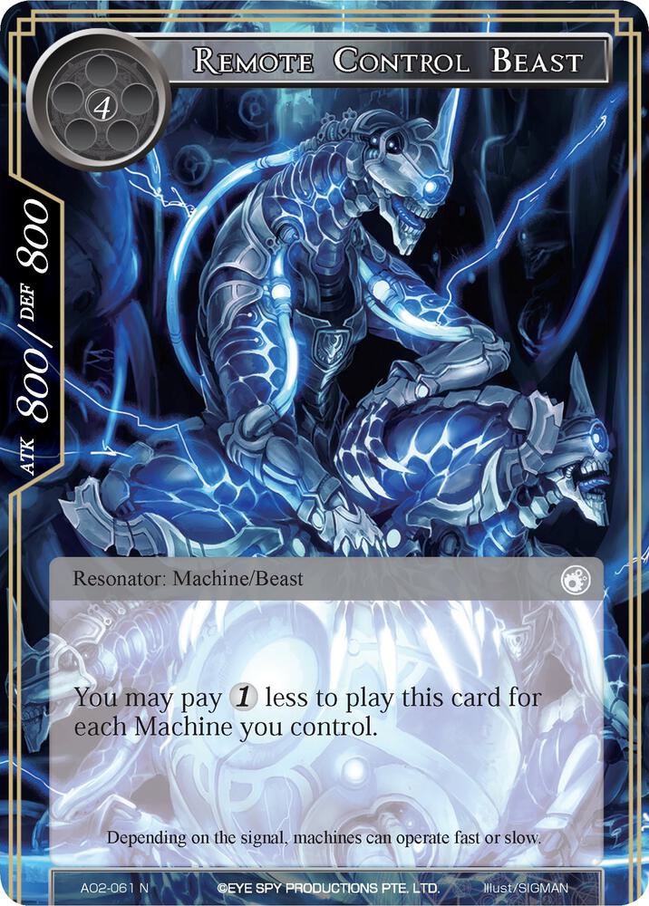 Remote Control Beast, Alice Origin II AO2-061