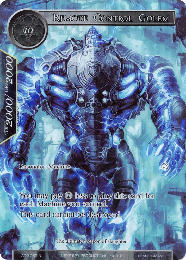 Remote Control Golem (Full Art), Alice Origin II AO2-062