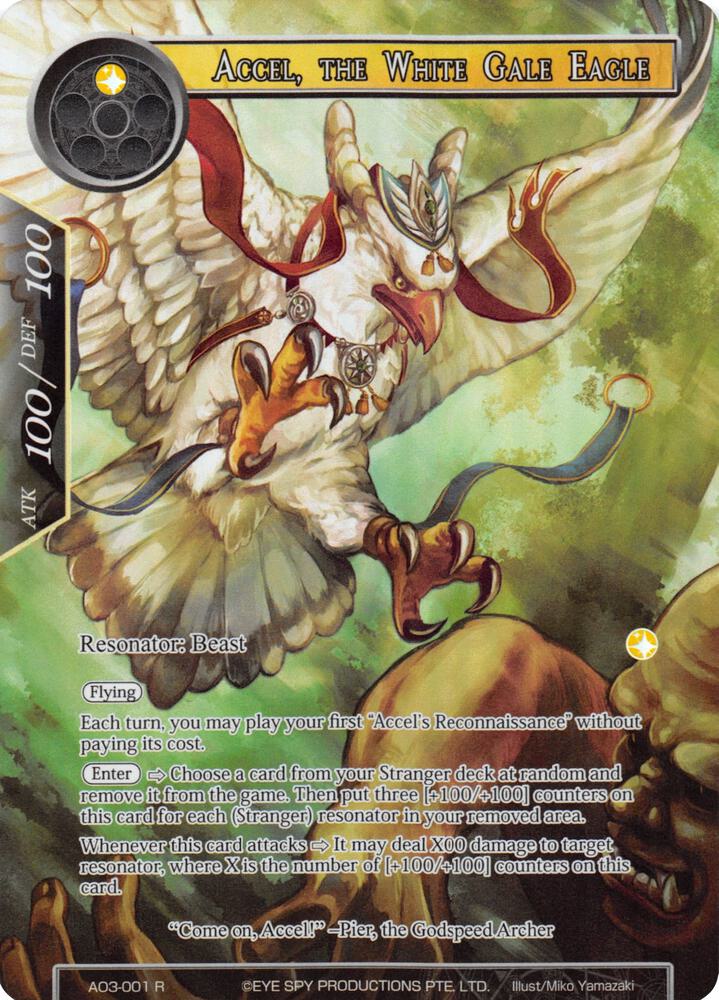 Accel, the White Gale Eagle (Full Art), Alice Origin III AO3-001