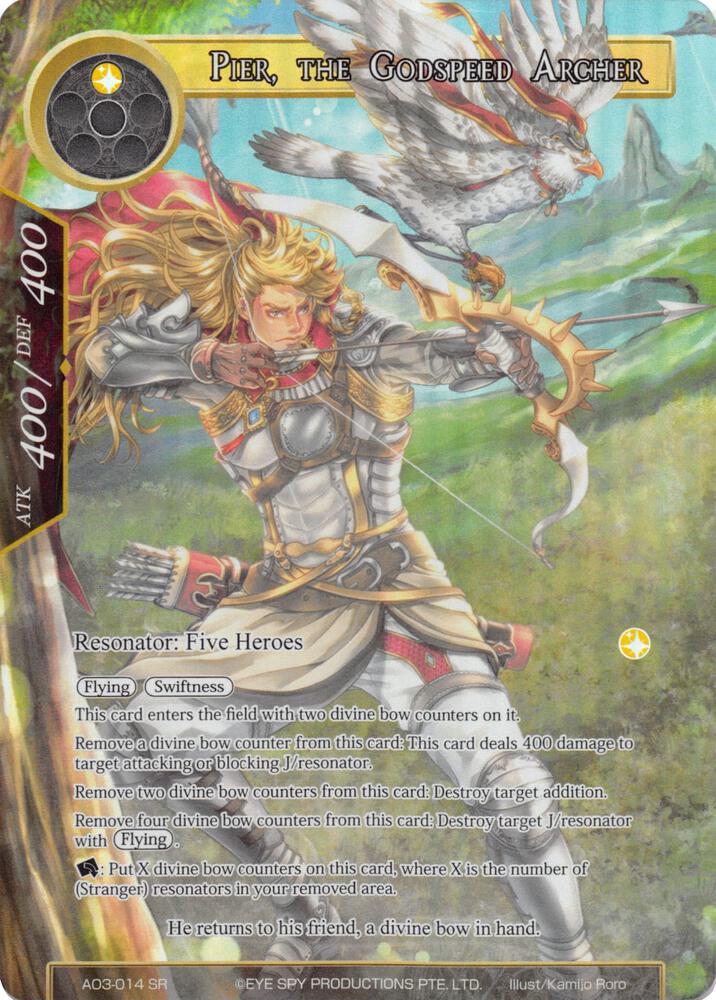 Pier, the Godspeed Archer (Full Art), Alice Origin III AO3-014