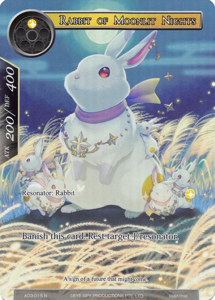 Rabbit of Moonlit Nights (Full Art), Alice Origin III AO3-015