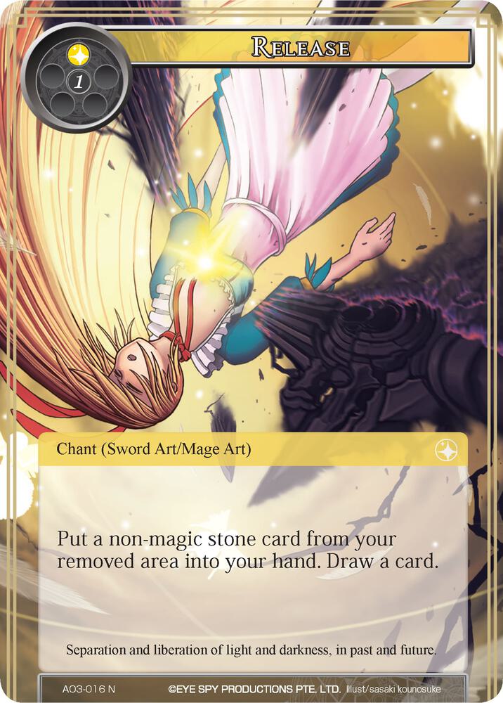 Release, Alice Origin III AO3-016