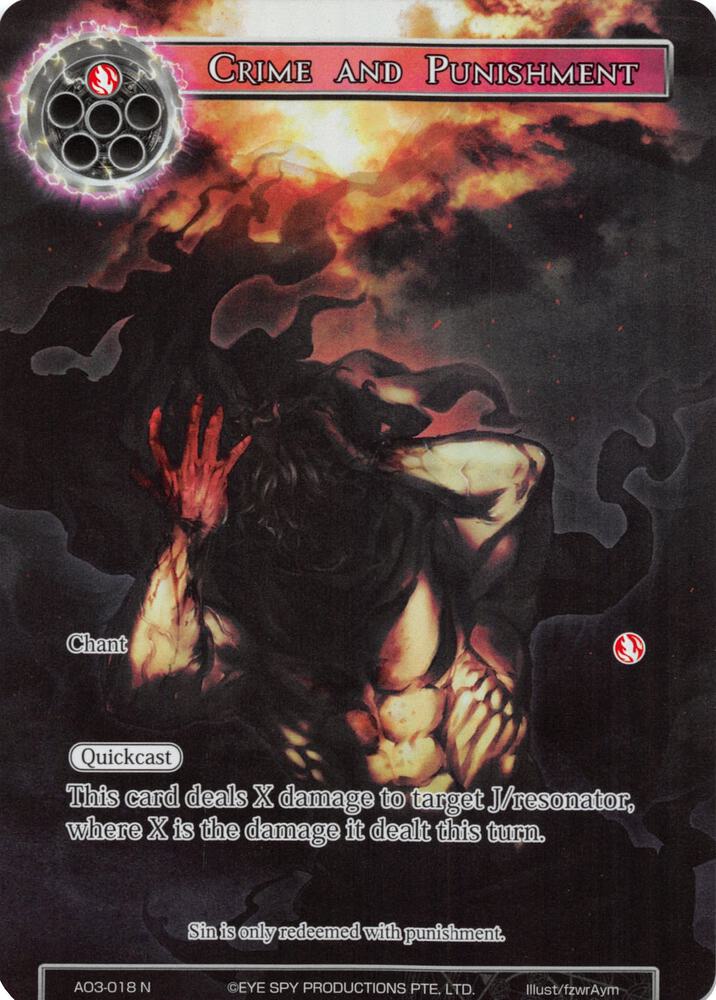 Crime and Punishment (Full Art), Alice Origin III AO3-018