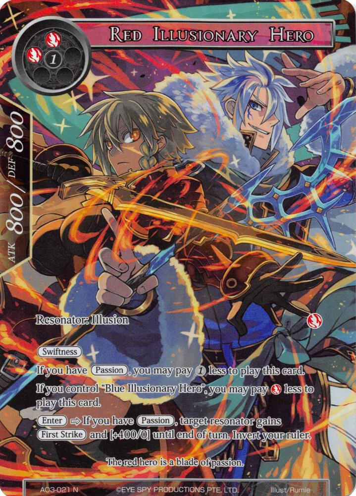 Red Illusionary Hero (Full Art), Alice Origin III AO3-021