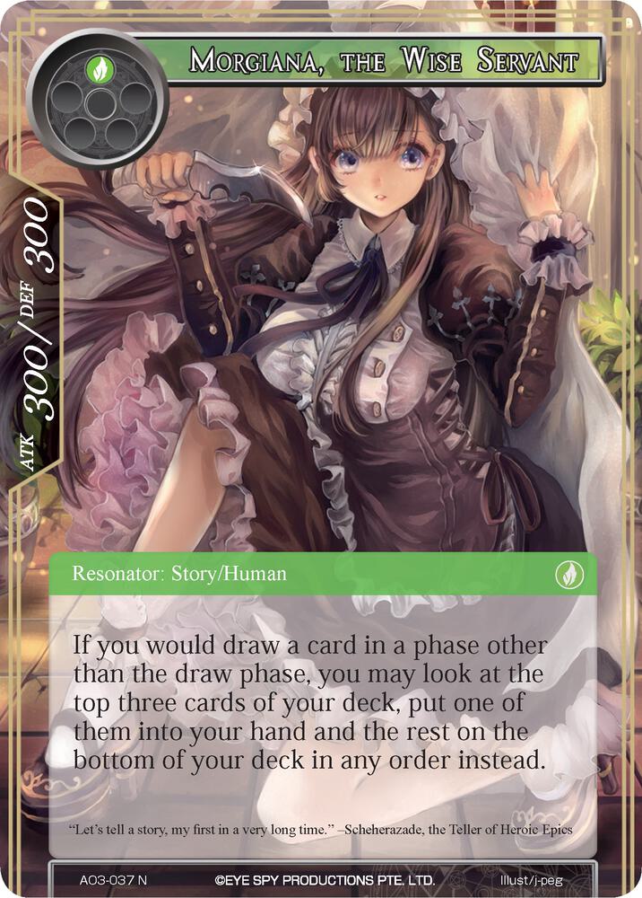 Morgiana, the Wise Servant, Alice Origin III AO3-037
