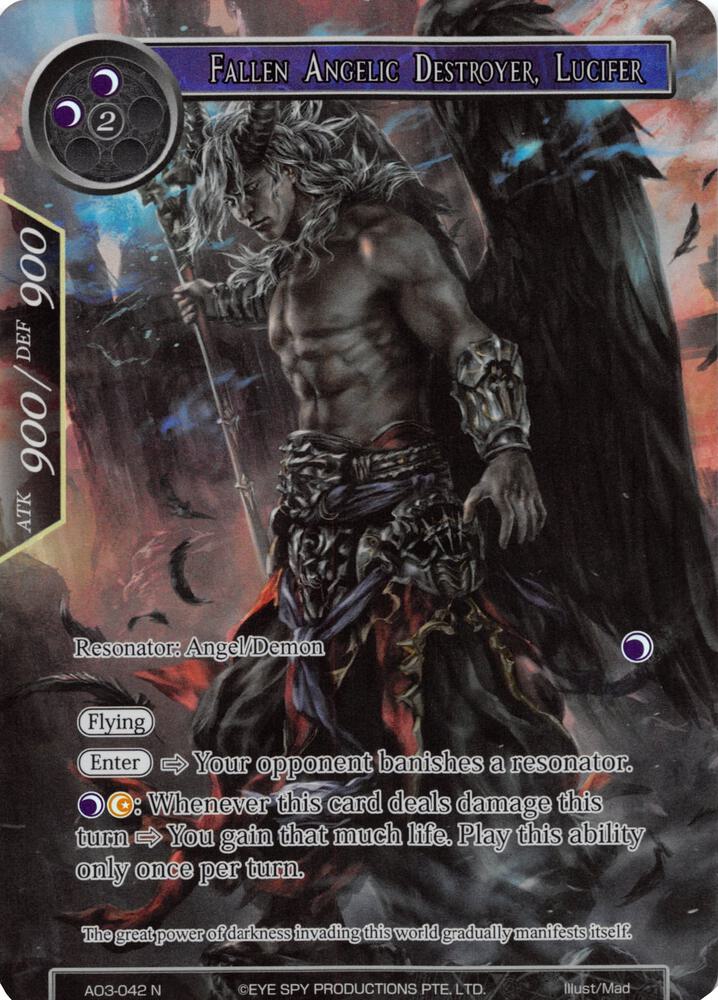 Fallen Angelic Destroyer, Lucifer (Full Art), Alice Origin III AO3-042