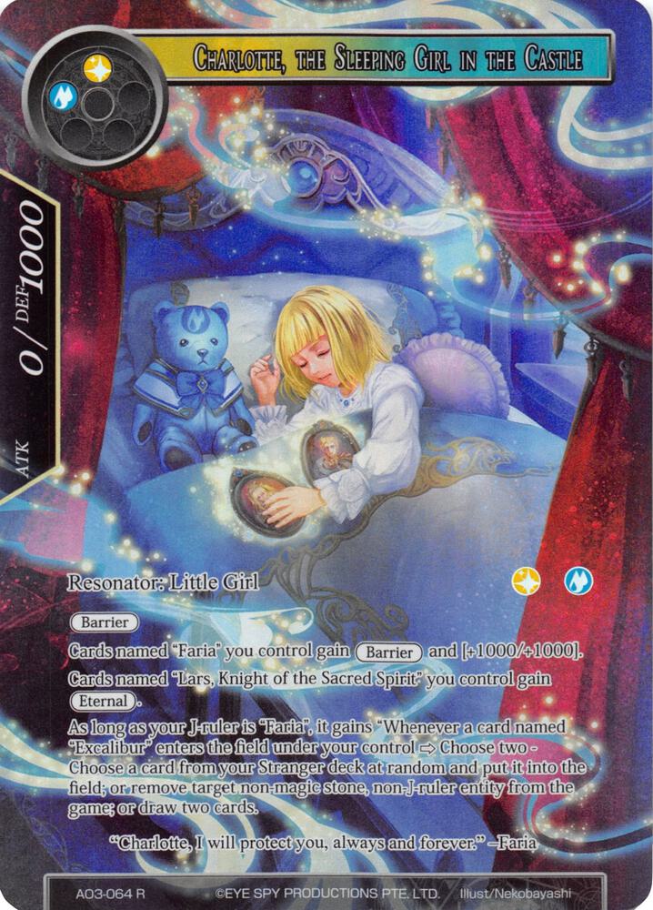 Charlotte, the Sleeping Girl in the Castle (Full Art), Alice Origin III AO3-064