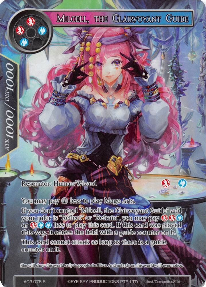 Milcell, the Clairvoyant Guide (Full Art), Alice Origin III AO3-076