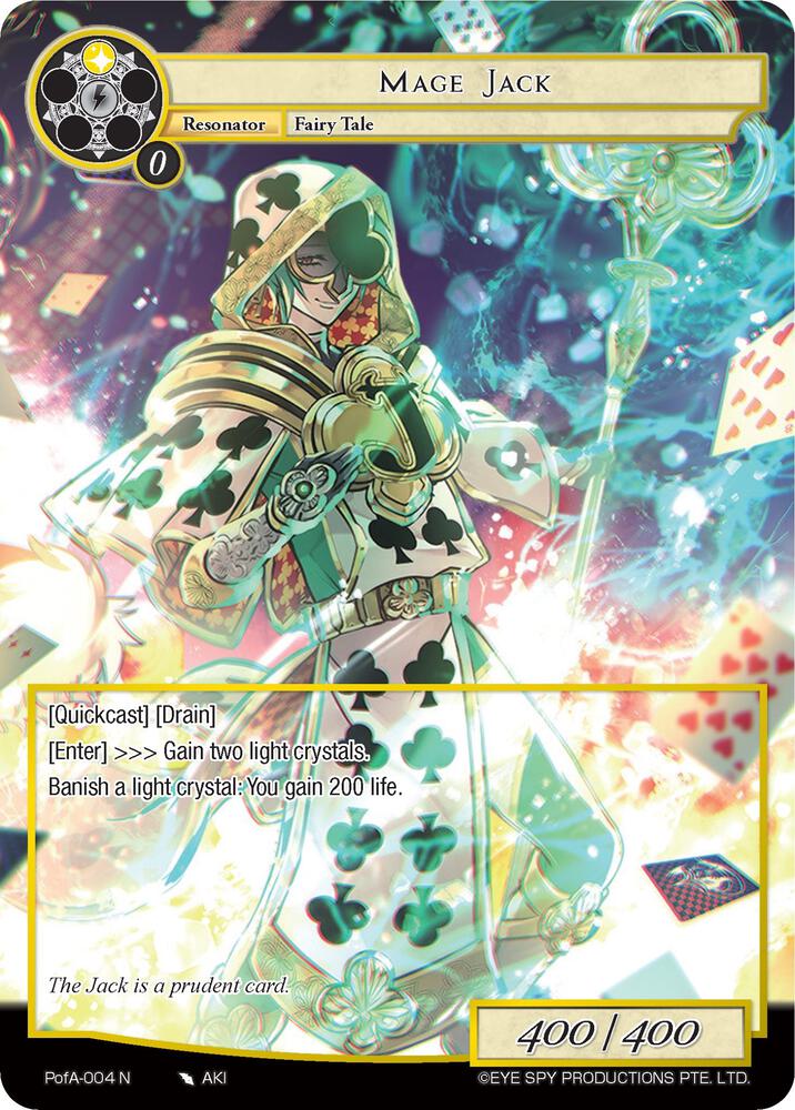 Mage Jack (Full Art), Alice Origin IV: Prologue of Attoractia PofA-004